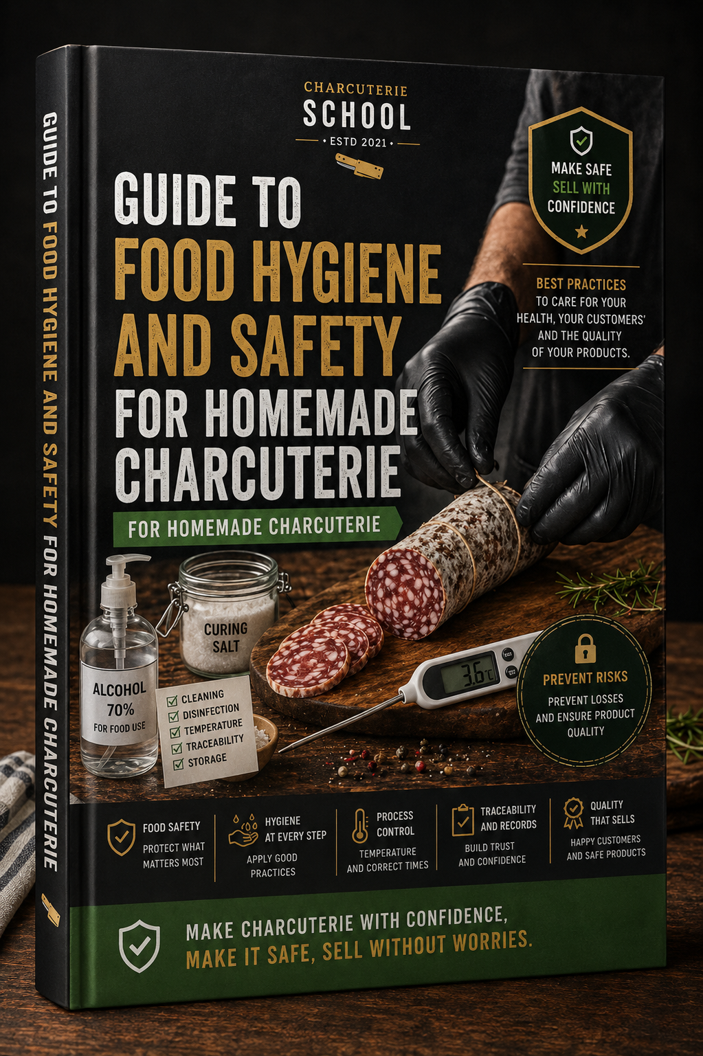 FOOD SAFETY & HYGIENE GUIDE FOR HOME CHARCUTERIE — 50% OFF